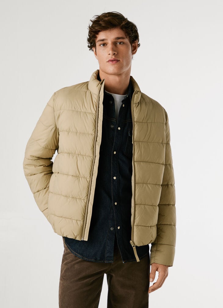 Pepe Jeans High Neck Padded Puffer Jacket