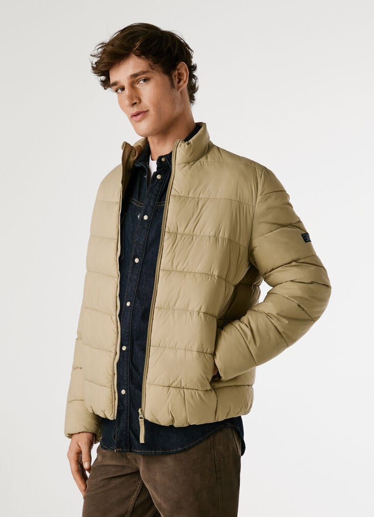 Pepe Jeans High Neck Padded Puffer Jacket