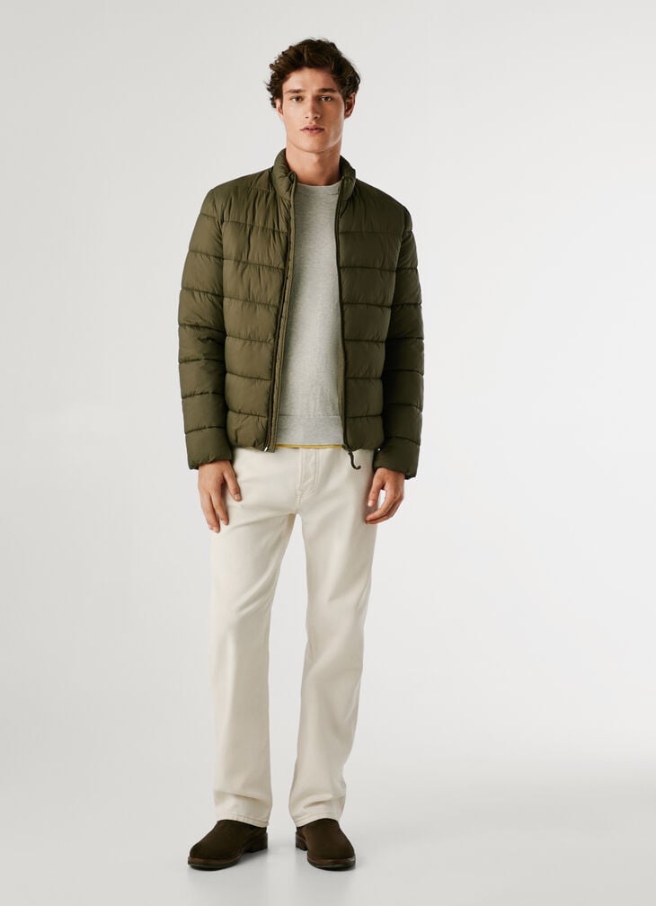 Pepe Jeans High Neck Padded Puffer Jacket
