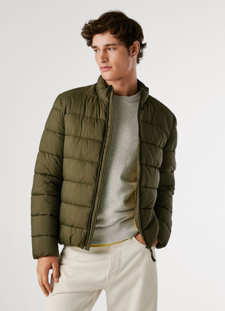 Pepe Jeans High Neck Padded Puffer Jacket