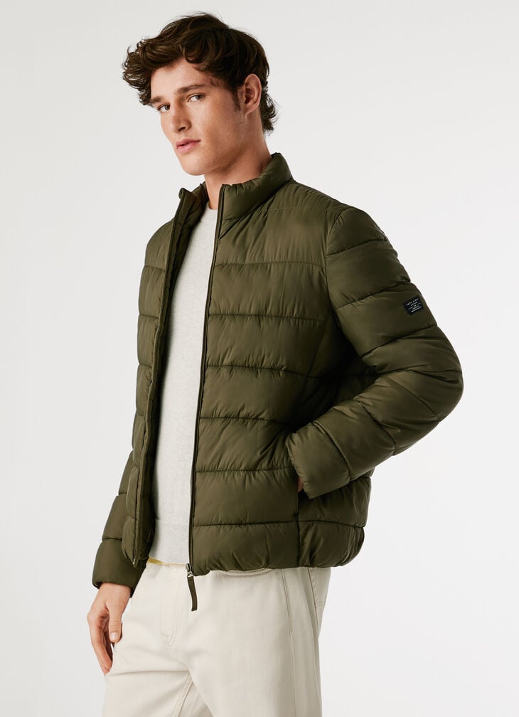 Pepe Jeans High Neck Padded Puffer Jacket