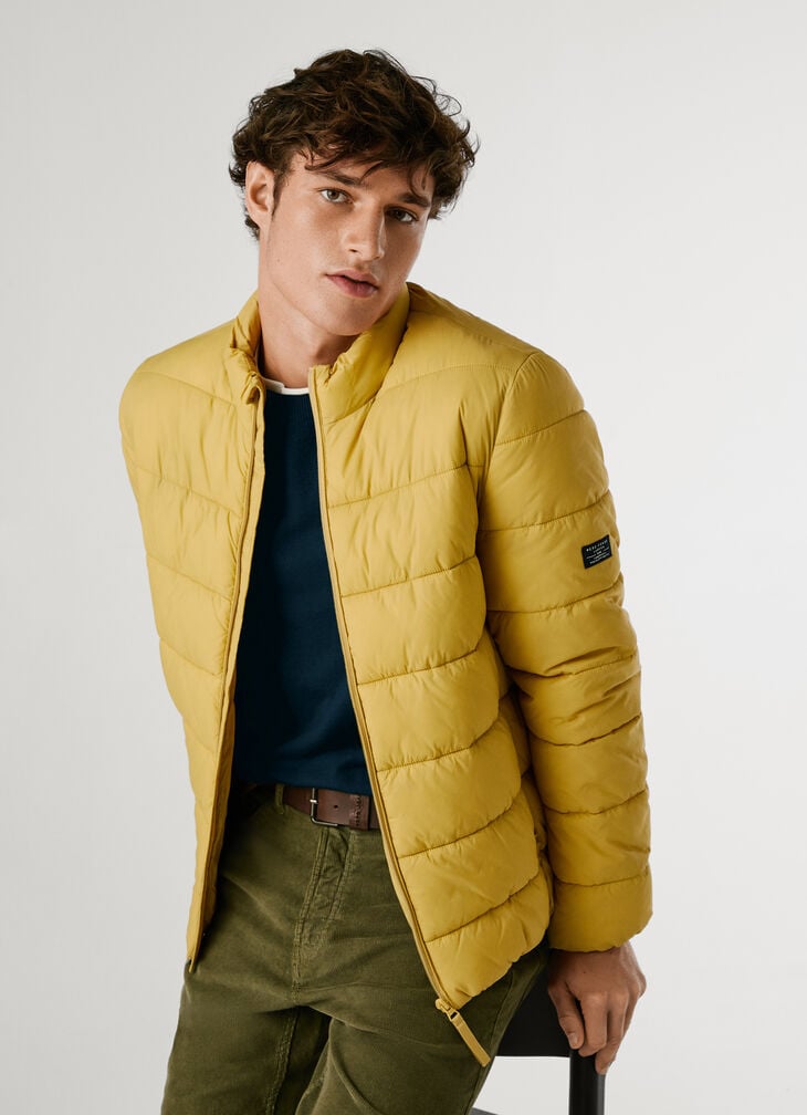 Pepe Jeans high neck padded puffer jacket
