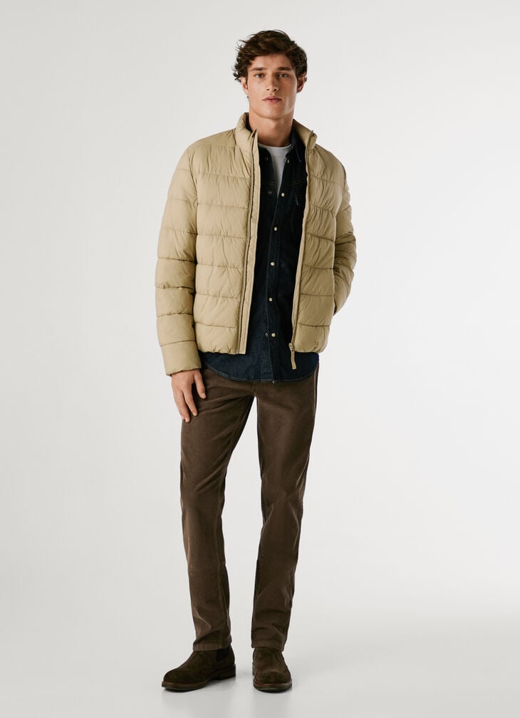 Pepe Jeans High Neck Padded Puffer Jacket