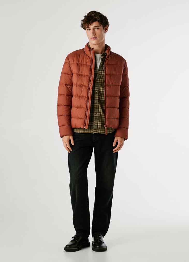 Pepe Jeans High Neck Padded Puffer Jacket