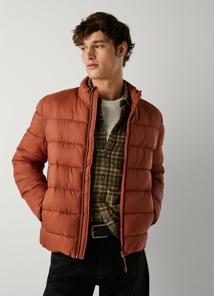 Pepe Jeans high neck padded puffer jacket