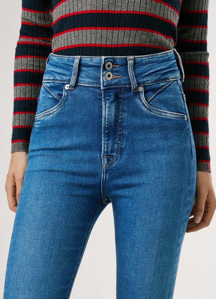 Pepe Jeans High-rise Flare Fit Jeans - Contour