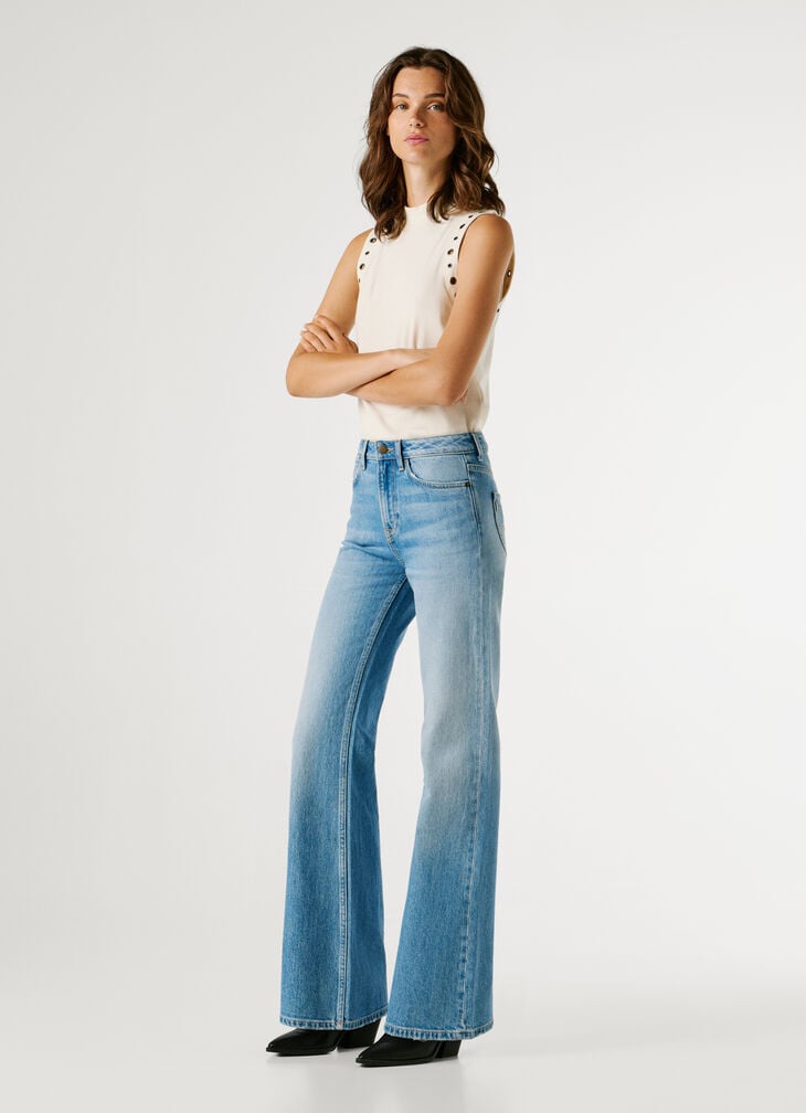Pepe Jeans High-rise Flare Fit Jeans - Willa