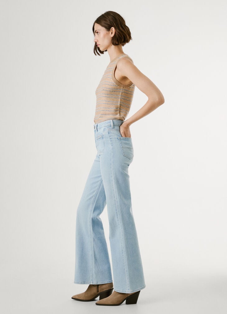 Pepe Jeans High-rise Flare Fit Jeans - Willa
