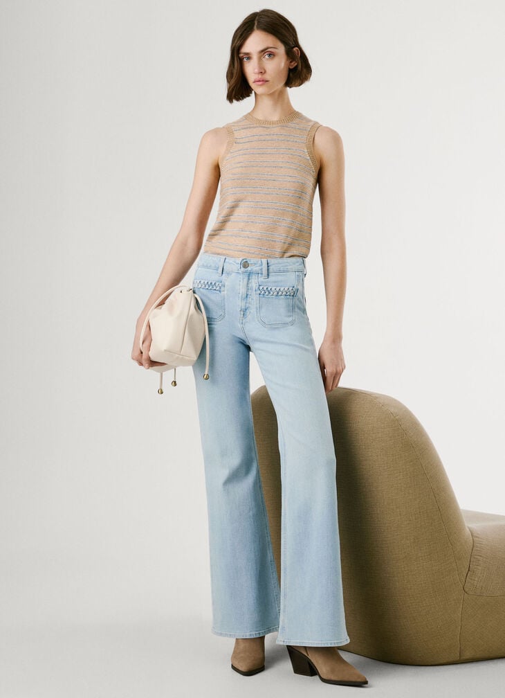 Pepe Jeans high-rise flare fit jeans - willa