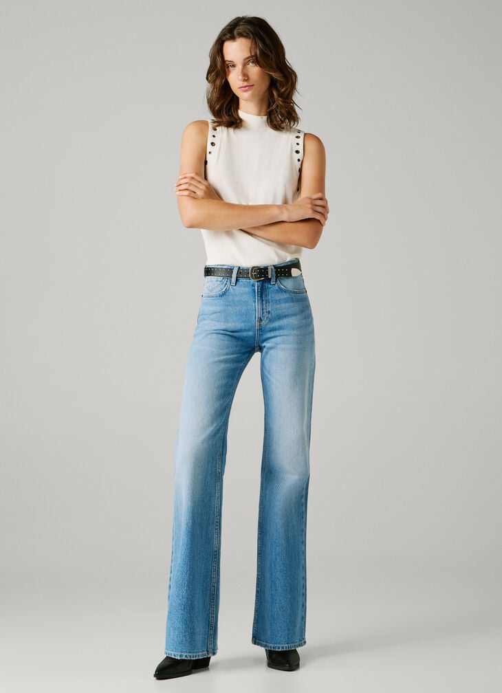 Pepe Jeans high-rise flare fit jeans - willa