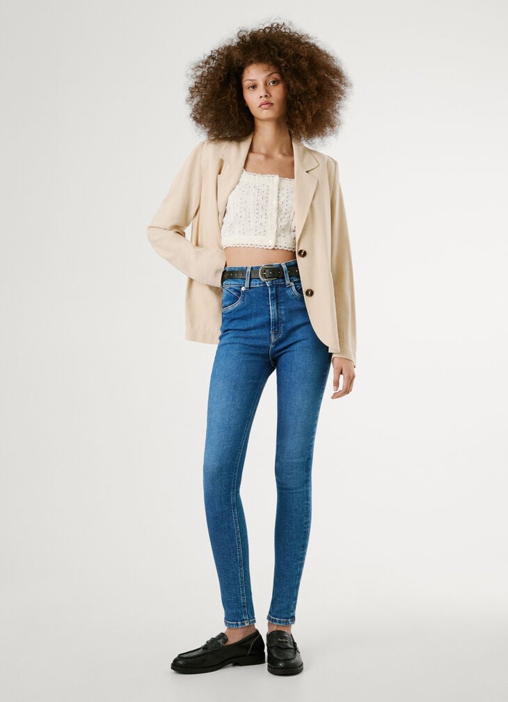 Pepe Jeans high-rise skinny fit jeans