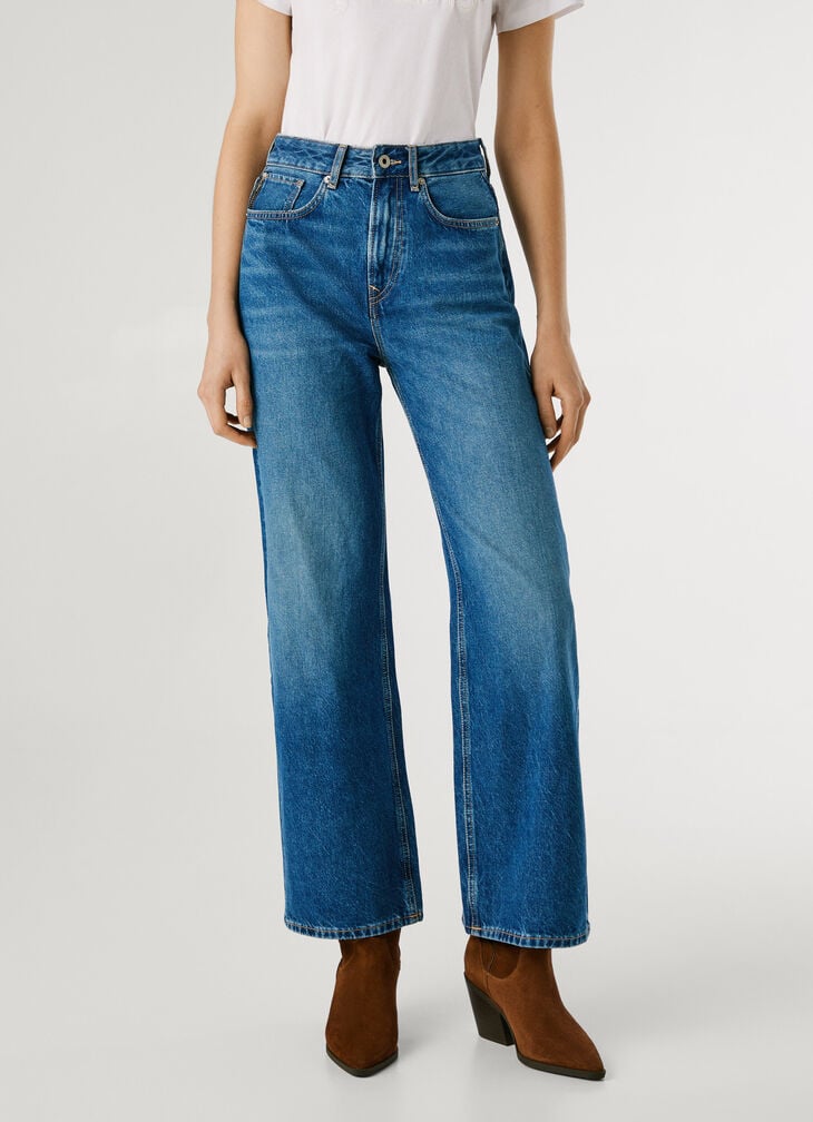 Pepe Jeans High-rise Straight Fit Jeans - Lexa