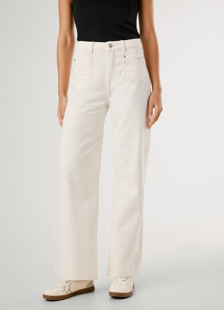 Pepe Jeans High-rise Straight Fit Jeans - Lexa