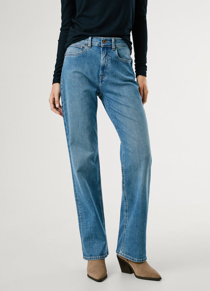 Pepe Jeans High-rise Straight Fit Jeans - Robyn