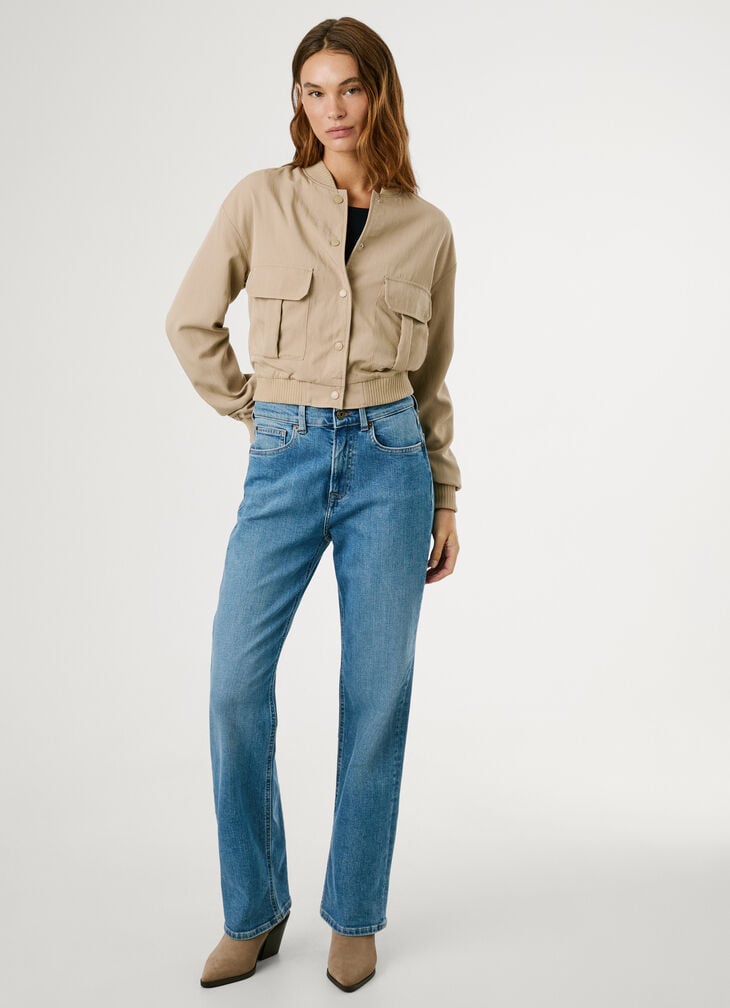 Pepe Jeans high-rise straight fit jeans - robyn
