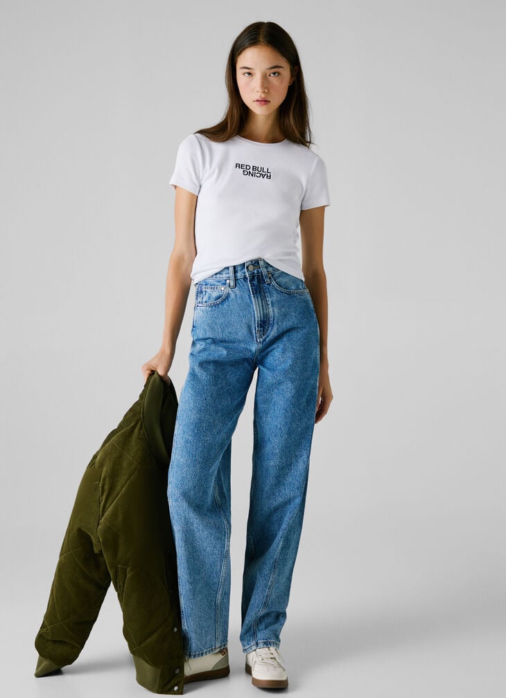 Pepe Jeans high-rise straight fit jeans