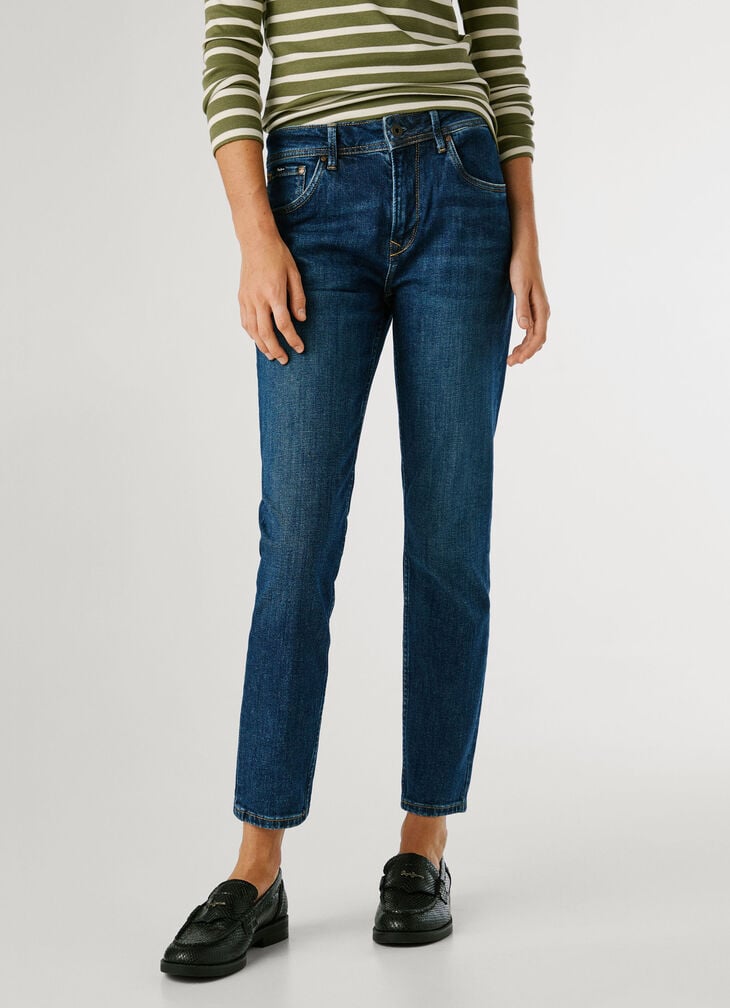 Pepe Jeans High-rise Taper Fit Jeans - Violet