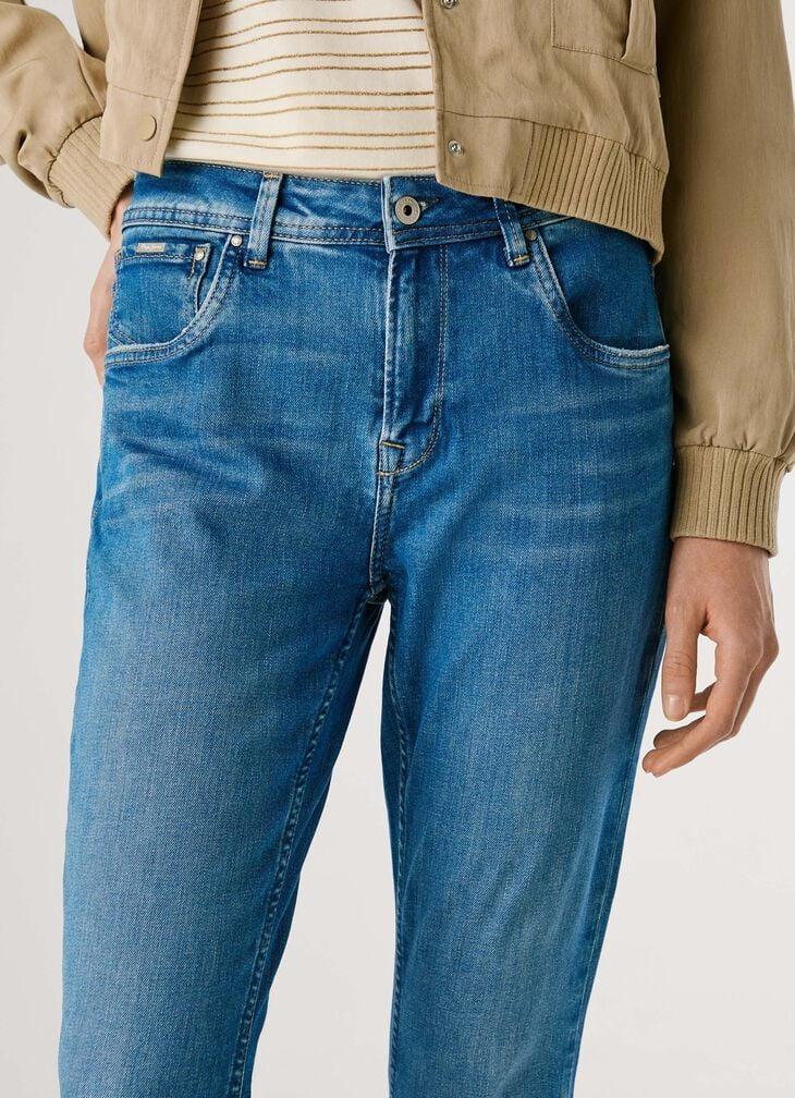 Pepe Jeans High-rise Taper Fit Jeans - Violet