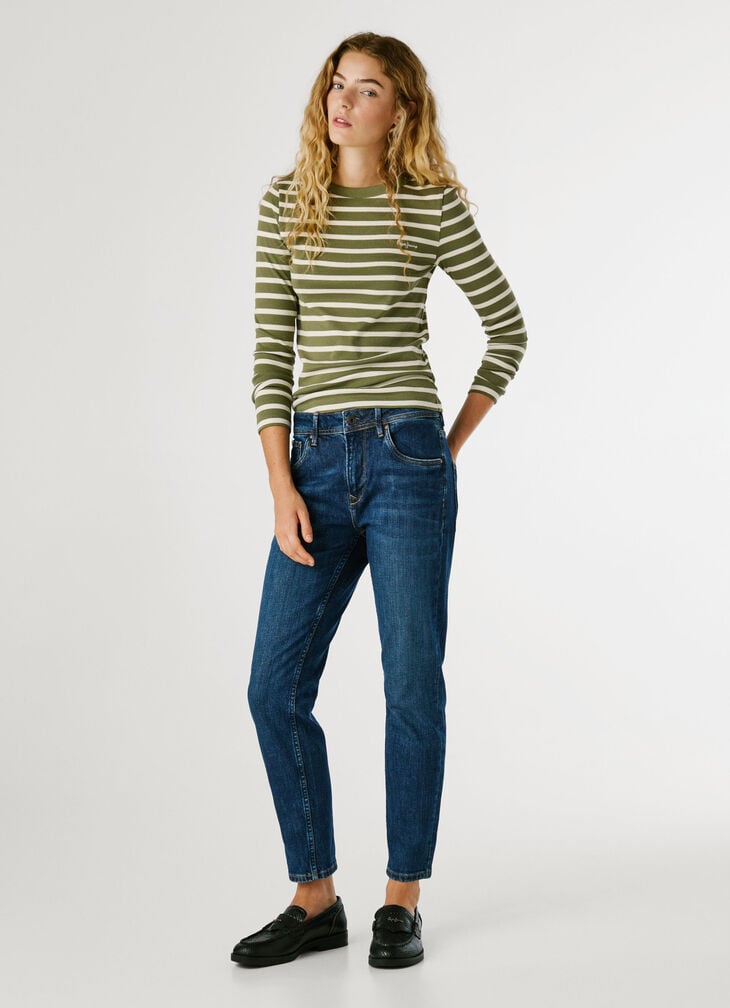 Pepe Jeans High-rise Taper Fit Jeans - Violet