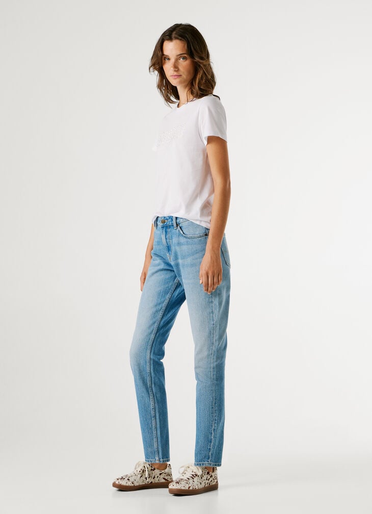 Pepe Jeans High-rise Taper Fit Jeans - Violet