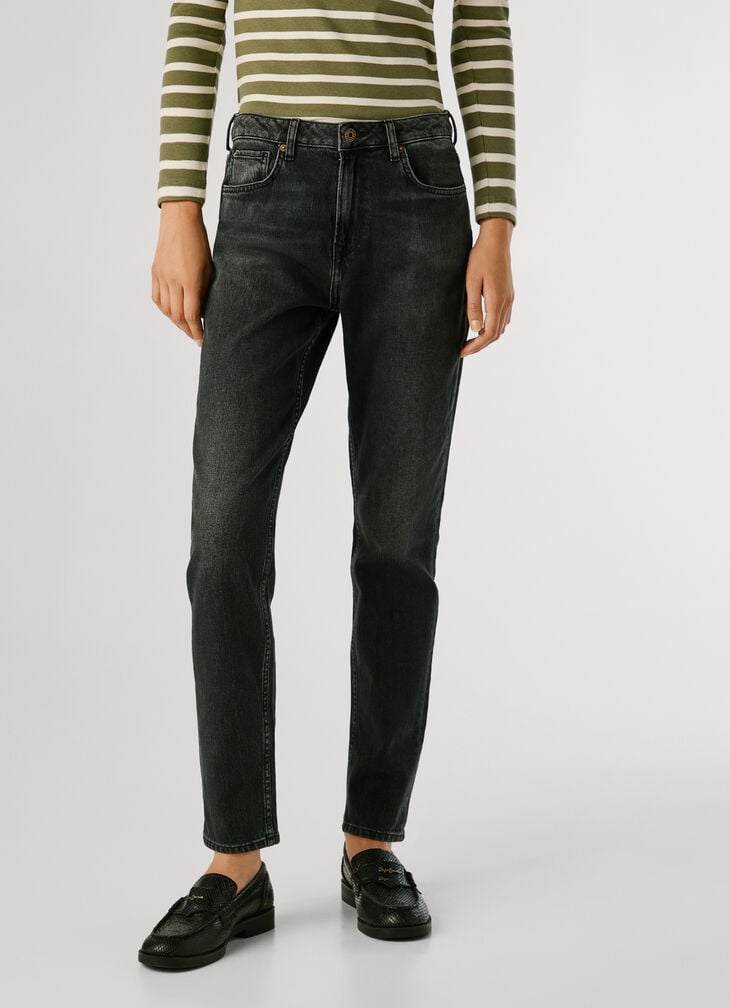 Pepe Jeans High-rise Taper Fit Jeans - Violet