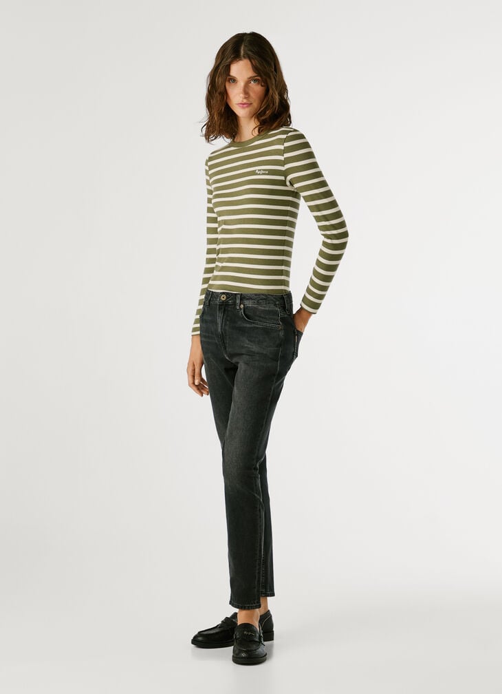 Pepe Jeans High-rise Taper Fit Jeans - Violet