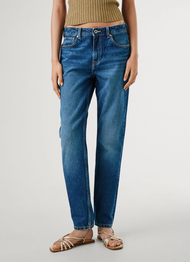 Pepe Jeans High-rise Taper Fit Jeans - Violet
