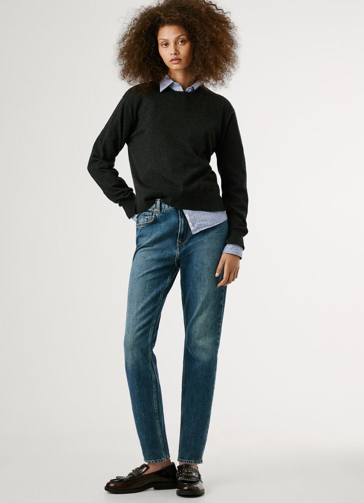 Pepe Jeans high-rise taper fit jeans - violet