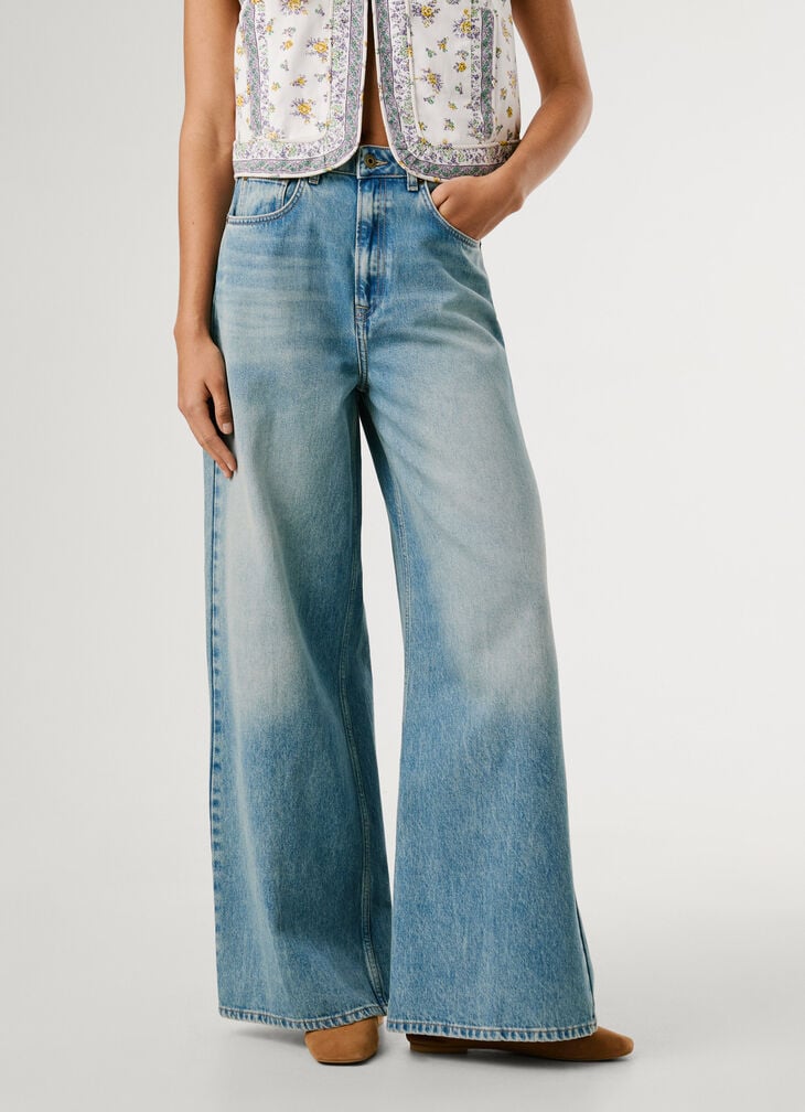 Pepe Jeans High-rise Wide Fit Jeans - Jaimy