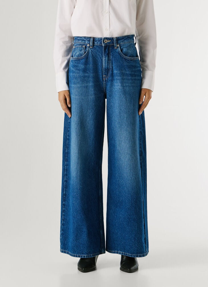 Pepe Jeans High-rise Wide Fit Jeans - Jaimy