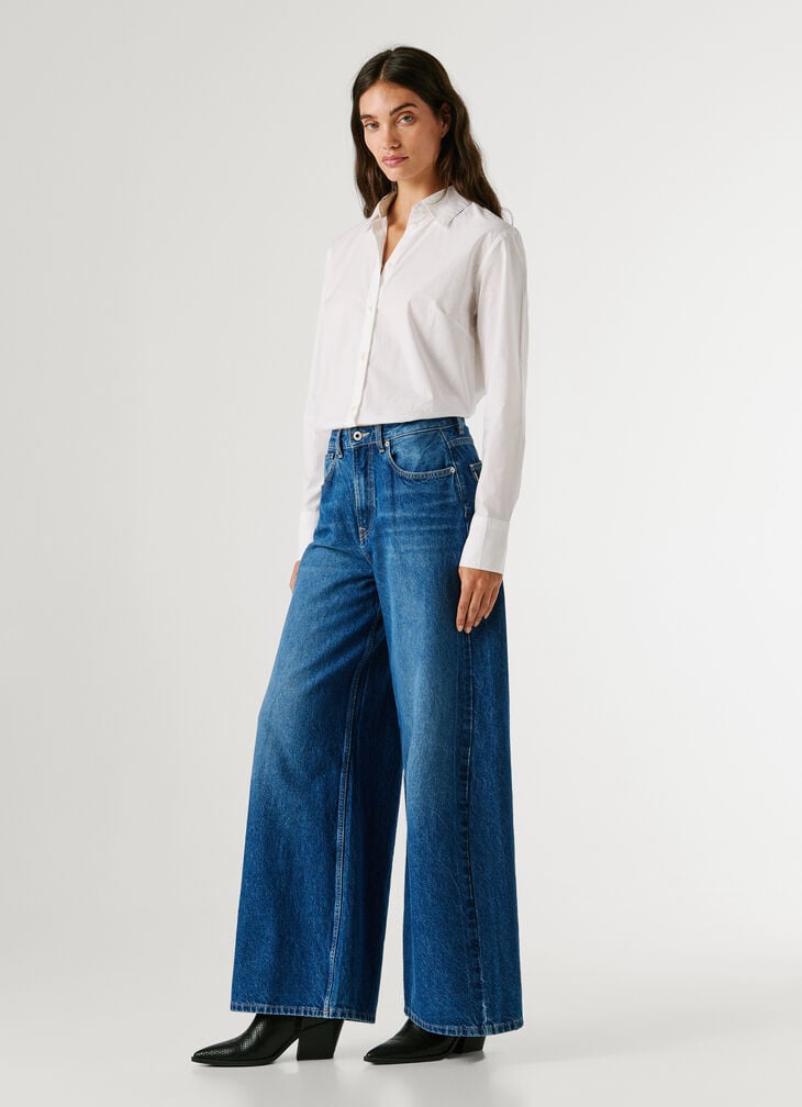 Pepe Jeans High-rise Wide Fit Jeans - Jaimy