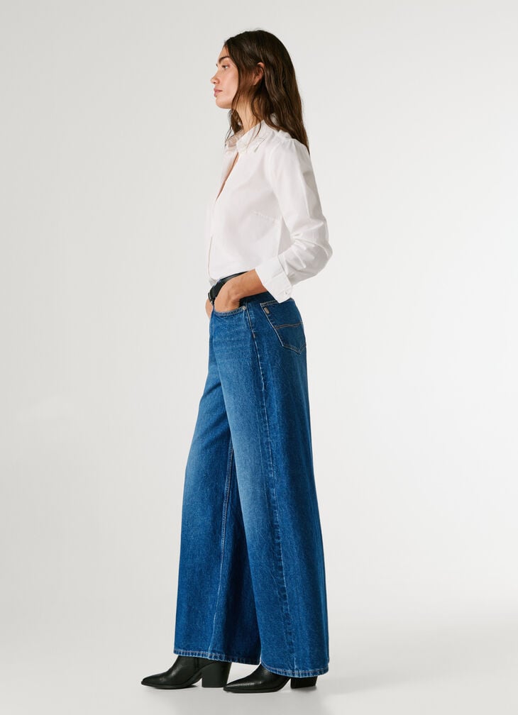 Pepe Jeans high-rise wide fit jeans - jaimy