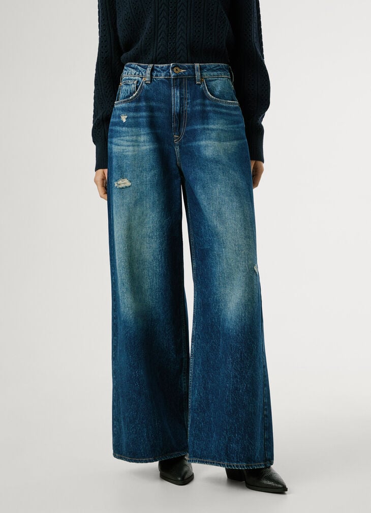 Pepe Jeans High-rise Wide Fit Jeans - Jaimy