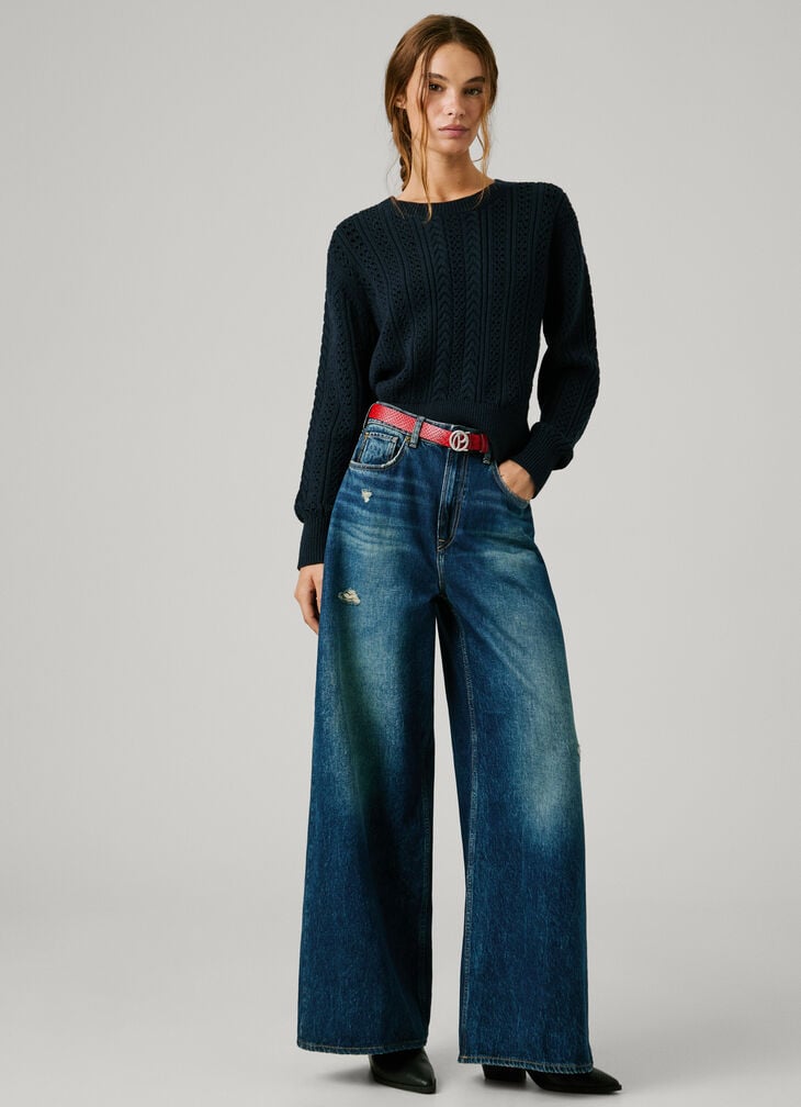 Pepe Jeans high-rise wide fit jeans - jaimy