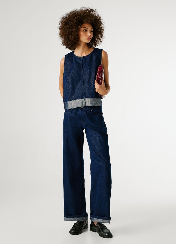 Pepe Jeans high-rise wide fit jeans - lina