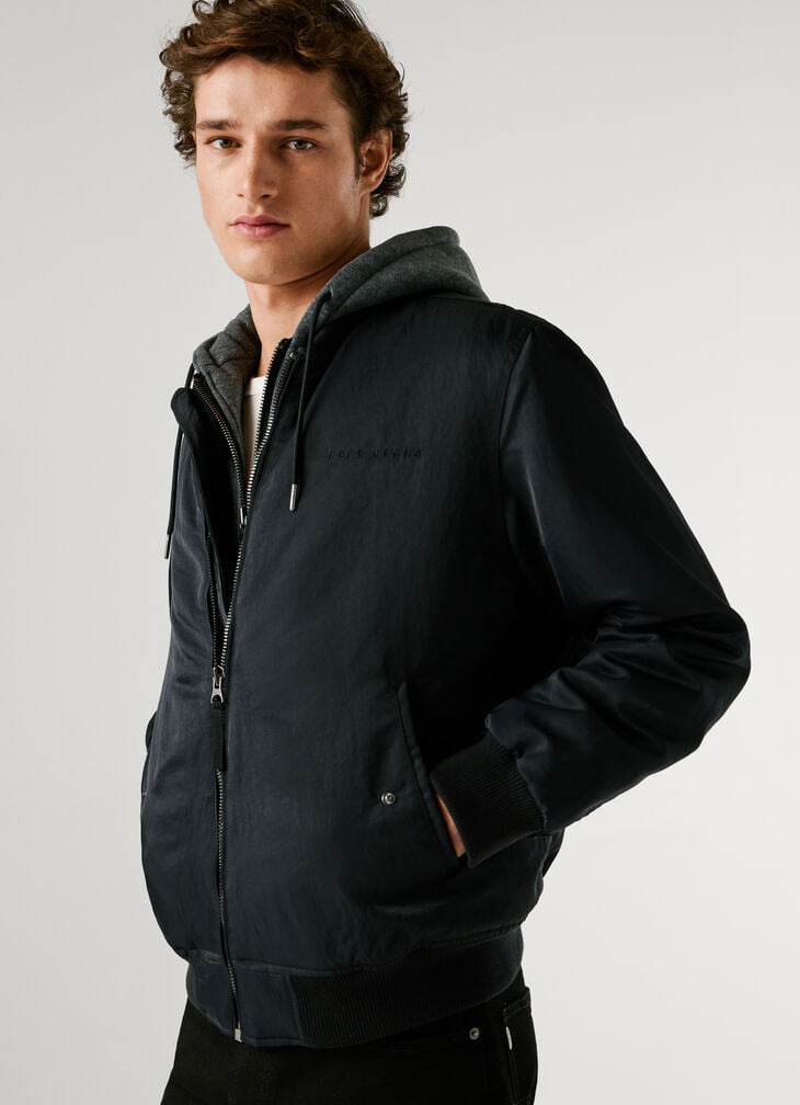 Pepe Jeans hooded bomber jacket