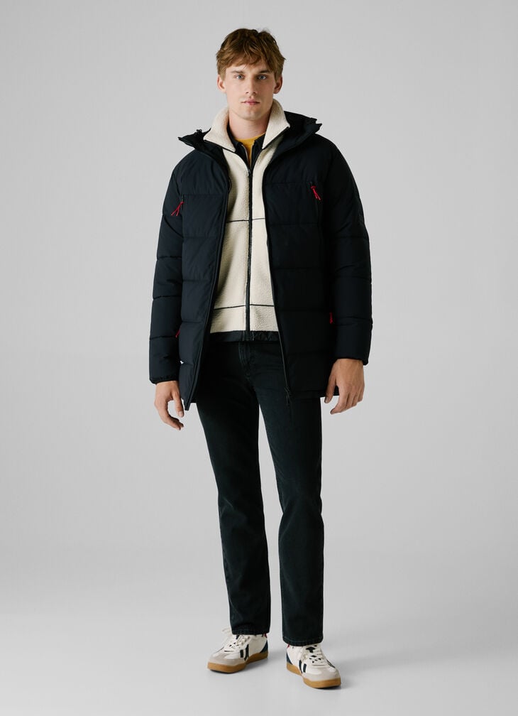 Pepe Jeans Hooded Long Puffer Jacket