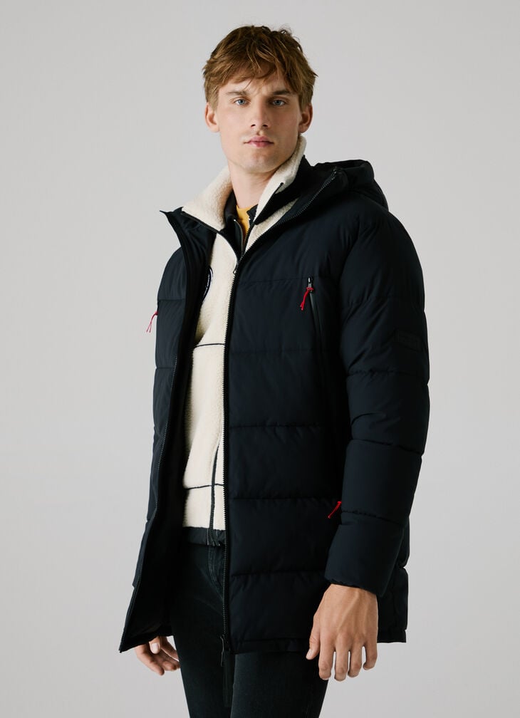 Pepe Jeans Hooded Long Puffer Jacket