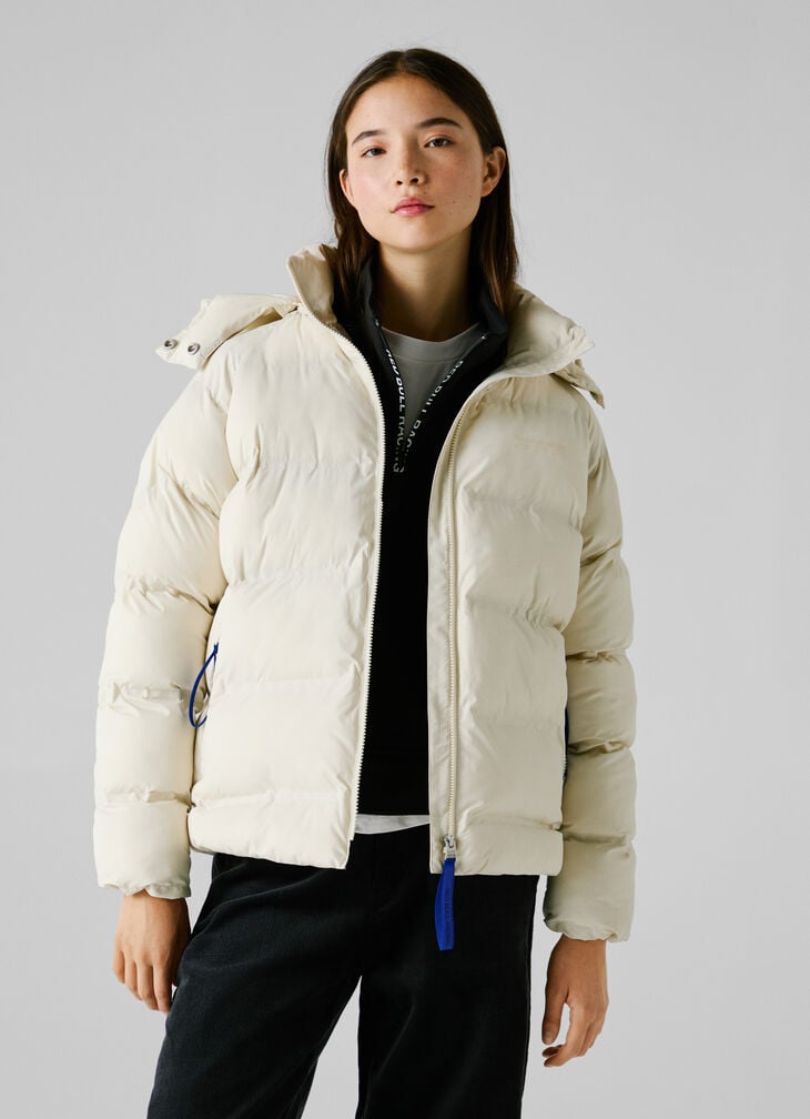 Pepe Jeans Hooded Padded Puffer Jacket