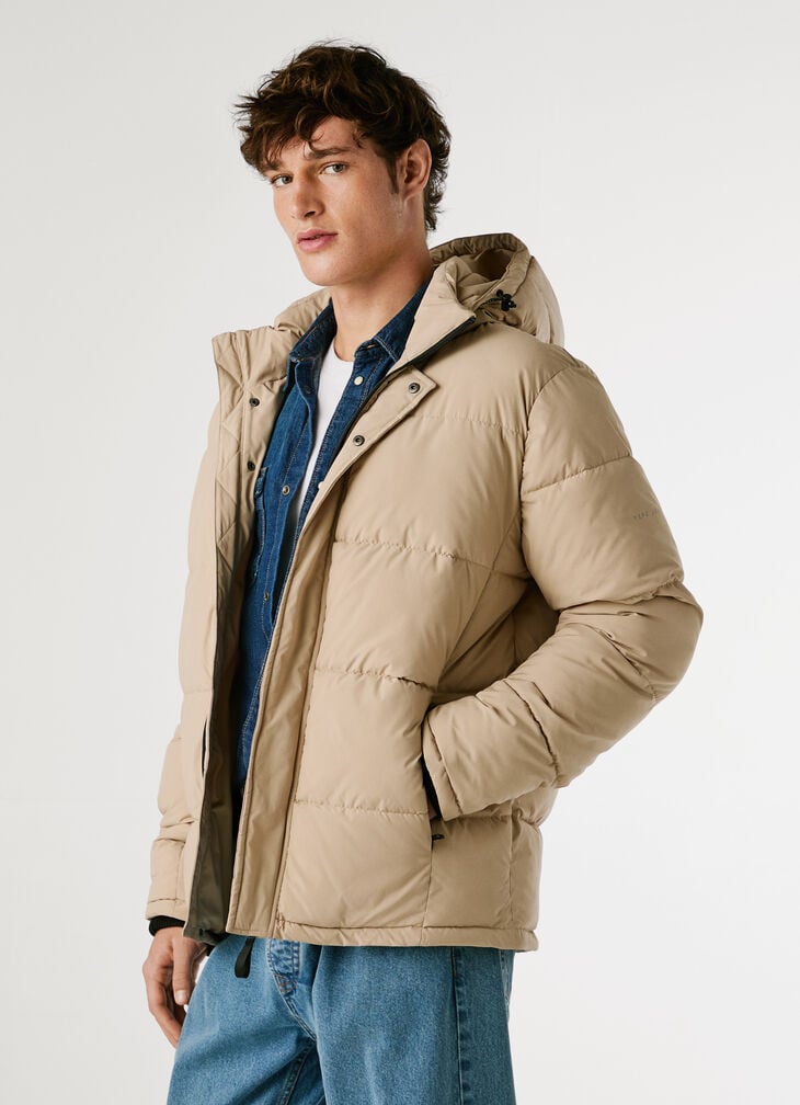 Pepe Jeans Hooded Padded Puffer Jacket