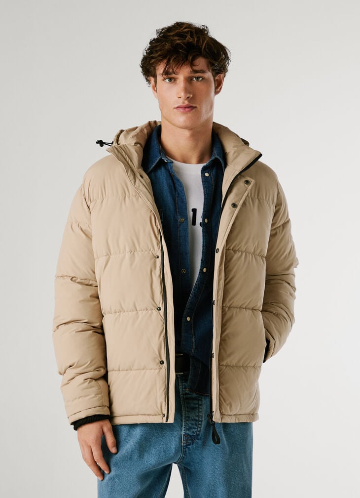 Pepe Jeans hooded padded puffer jacket