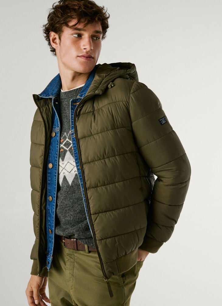 Pepe Jeans hooded padded puffer jacket