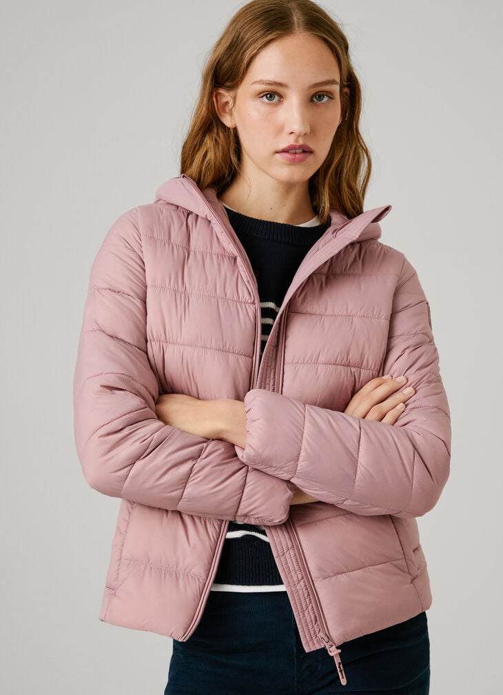 Pepe Jeans hooded padded puffer jacket