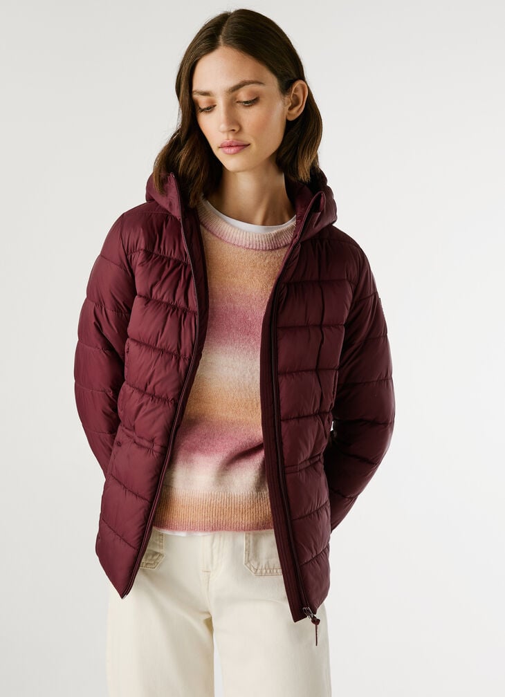 Pepe Jeans hooded padded puffer jacket