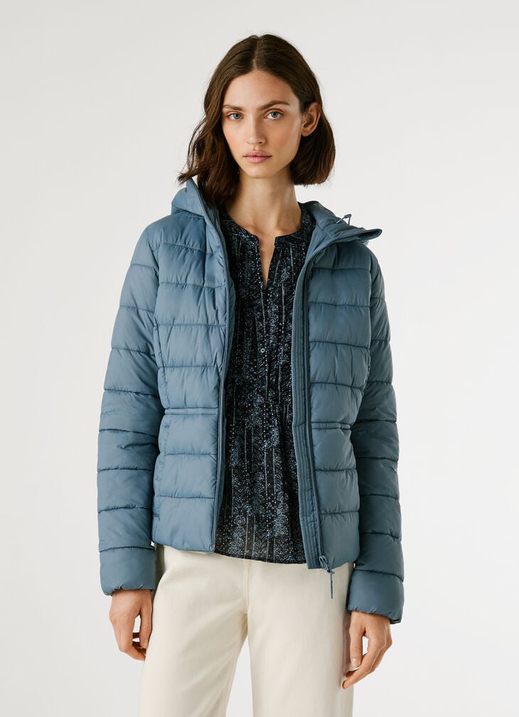 Pepe Jeans Hooded Padded Puffer Jacket