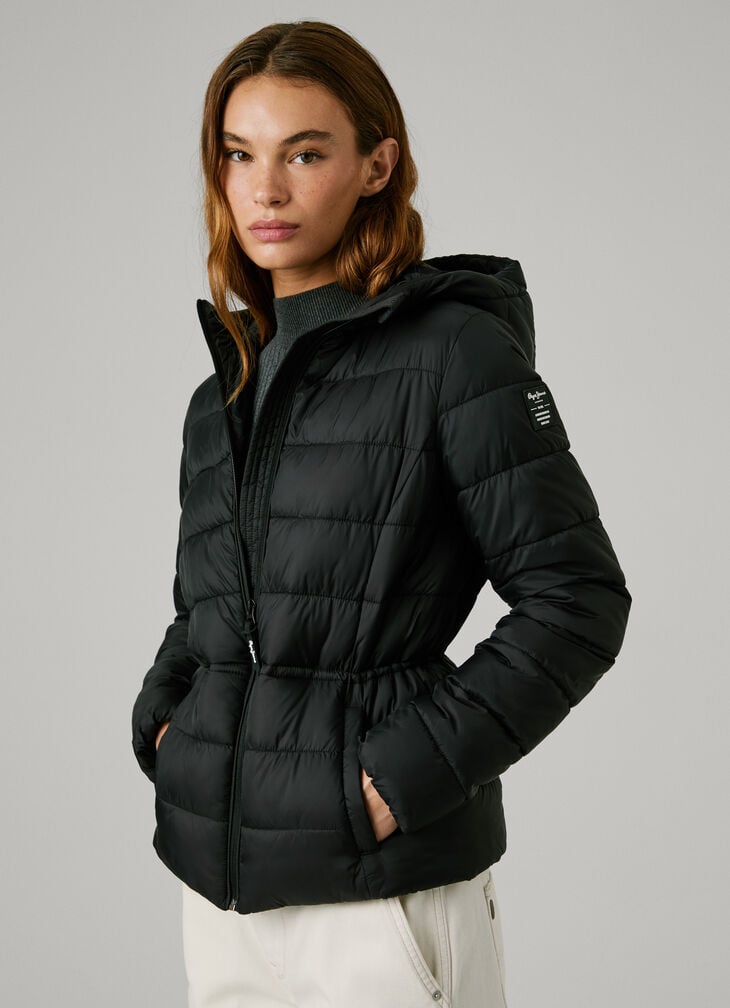 Pepe Jeans hooded padded puffer jacket