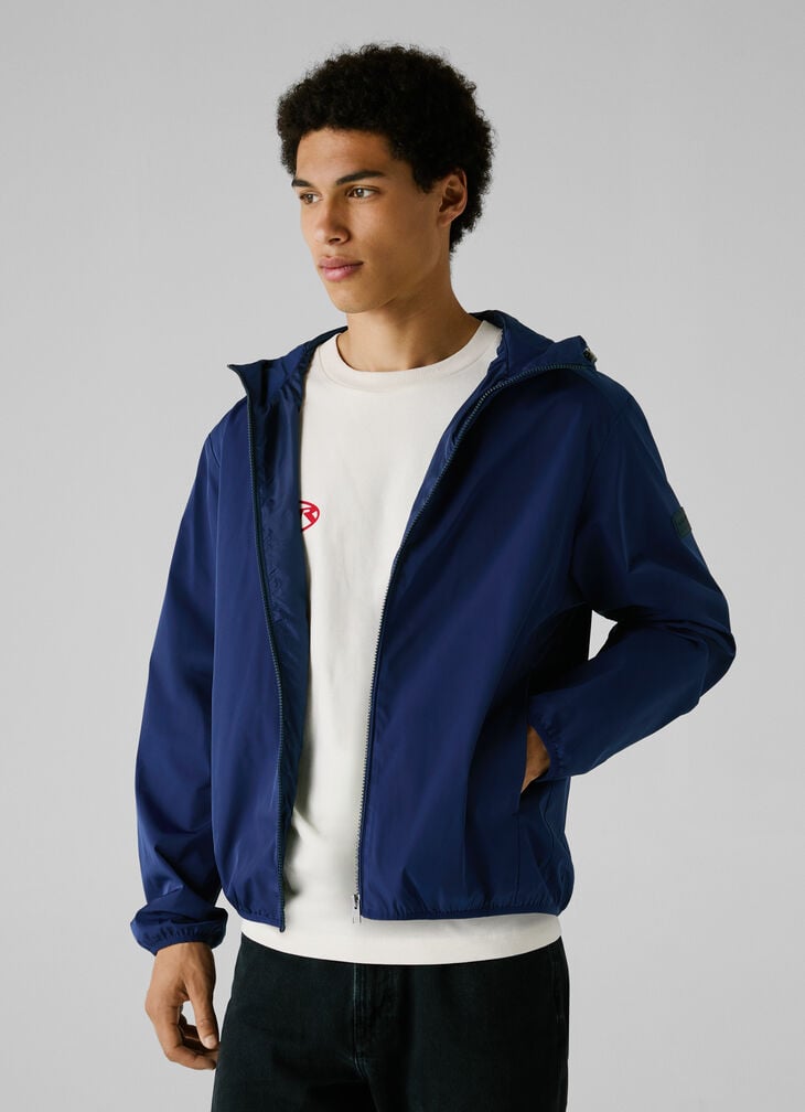 Pepe Jeans Hooded Windbreaker Jacket
