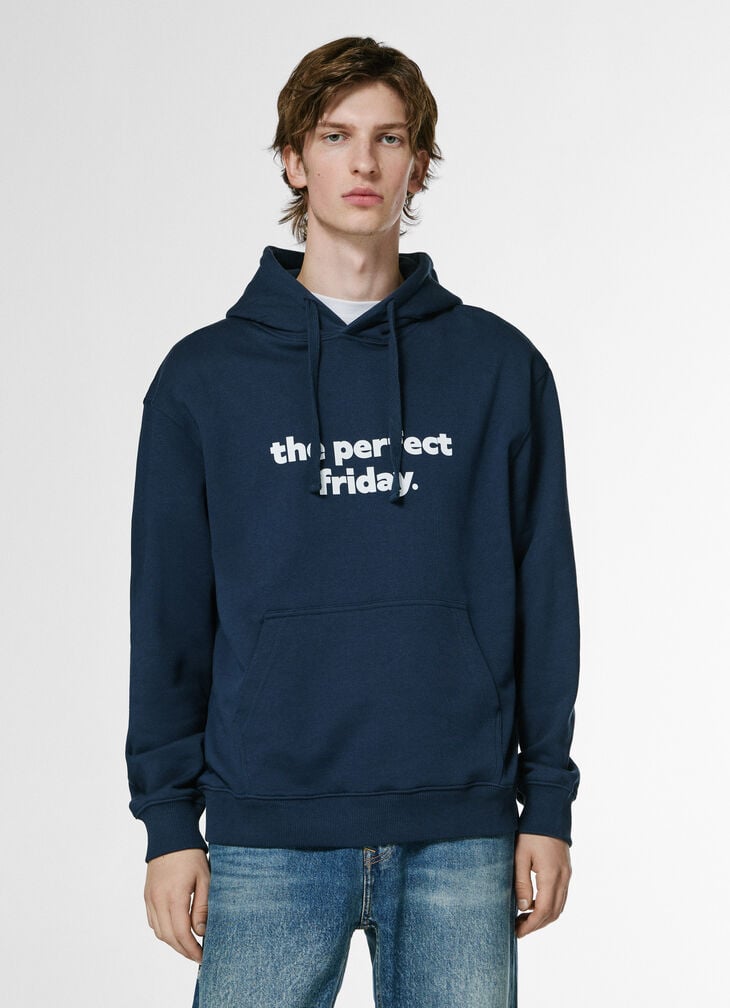 Pepe Jeans Hoodie With Printed Text