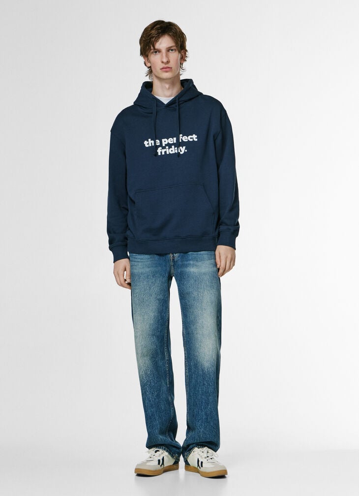 Pepe Jeans Hoodie With Printed Text