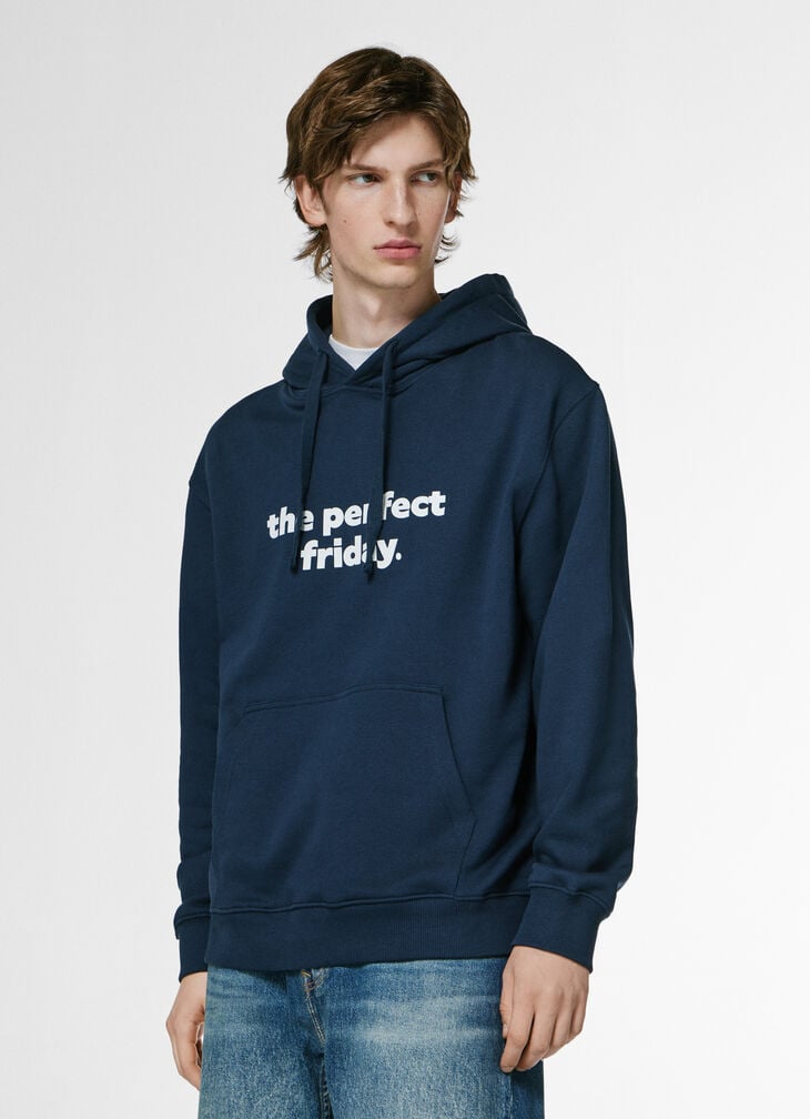 Pepe Jeans Hoodie With Printed Text